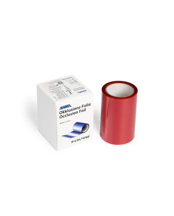 Coltene Hanel Occlusionsfolie enkelsidig 80 mm 25 m