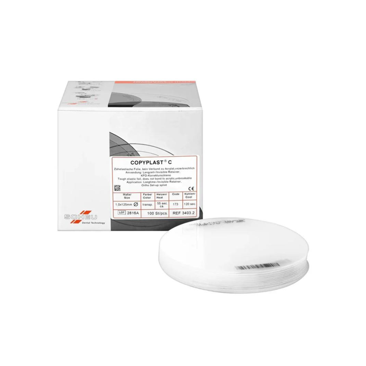 Scheu COPYPLAST C rund, 1 mm, 125 mm, 100pack