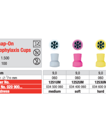 Edenta Prophylaxis  Snap-on Cups