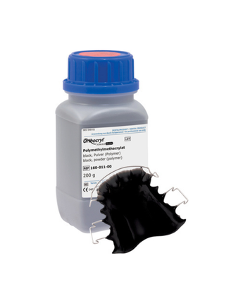 Dentaurum Orthocryl black powder, 200 g