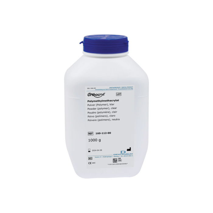 Dentaurum Orthocryl®, 1kg (Polymer, Clear) 160-112-00