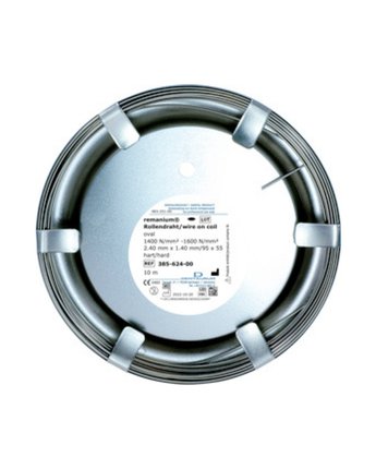 Dentaurum Remanium® tråd, hård, oval 2.40 x 1.40 mm
