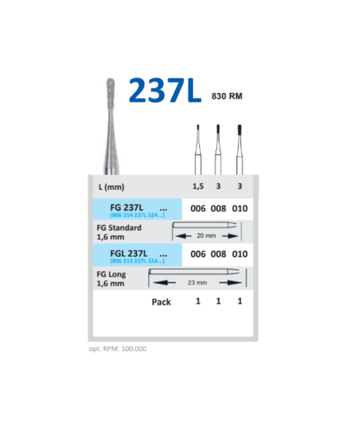 Horico Diamantfräs FG 237L