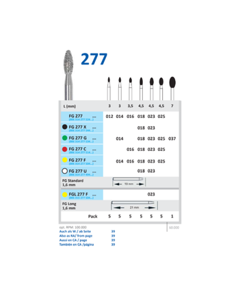 Horico Diamantfräs FG 277 C 023