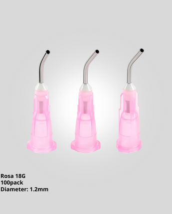 Tips Rosa 18G 100pack