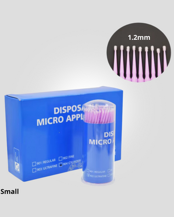 Engångspenslar 100pack Small Rosa