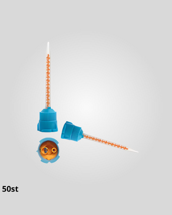 Mixing tips Blå Orange 50pack