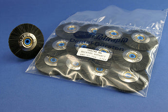 Polirapid Borste svart metall/plastcenter 48mm 12pack - 160/48