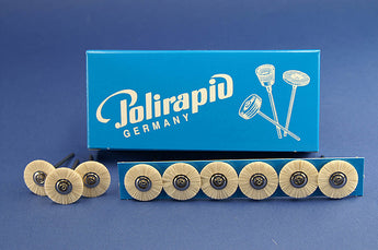 Polirapid Polerborste i Gethår, Vit, 21mm 12pack - 112/21