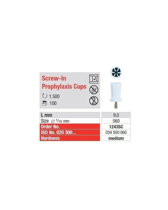 Edenta Prophylaxis  Screw-In Cups